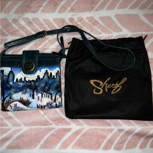 Sharif designed in New York leather crossbody